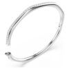 Bracciale rigido Dextera a forma ottagonale, taglio rotondo, bianco, placcato in rodio Bracciale rigido Dextera a forma ottagonale, taglio rotondo, bianco, placcato in rodio