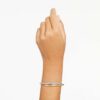Bracciale rigido Dextera con chiusura magnetica, bianco, placcato oro Bracciale rigido Dextera con chiusura magnetica, bianco, placcato oro