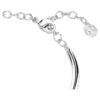 Bracciale rigido Dextera con taglio rotondo, bianco, placcato in rodio Bracciale rigido Dextera con taglio rotondo, bianco, placcato in rodio