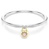 Bracciale rigido Idyllia con tagli misti, cuore, rosa, finitura in metalli misti Bracciale rigido Idyllia con tagli misti, cuore, rosa, finitura in metalli misti