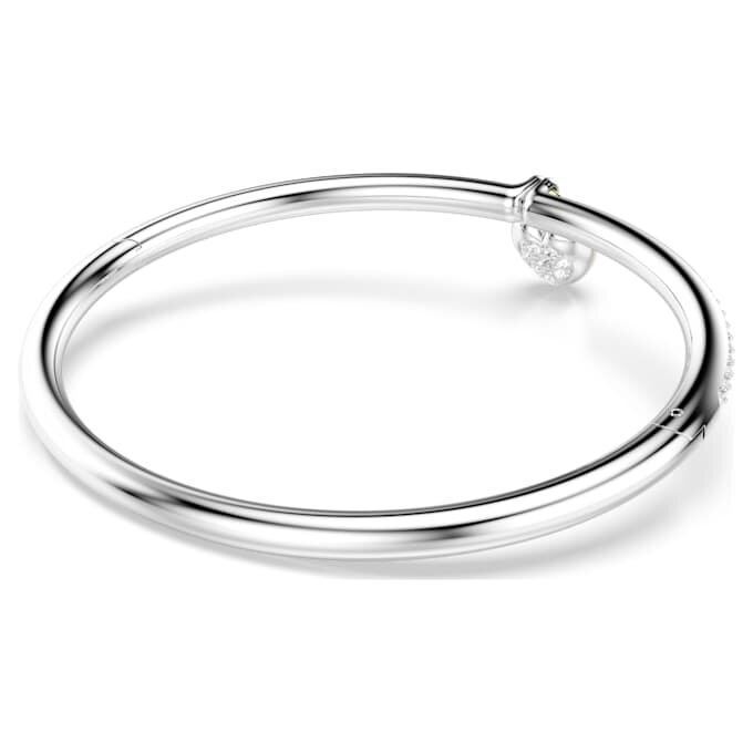 Bracciale rigido Idyllia con tagli misti, cuore, rosa, finitura in metalli misti Bracciale rigido Idyllia con tagli misti, cuore, rosa, finitura in metalli misti