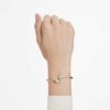 Bracciale rigido Imber con tagli misti, bianco, placcato oro Bracciale rigido Imber con tagli misti, bianco, placcato oro