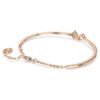 Bracciale rigido Mesmera con tagli misti, bianco, placcato in oro rosa Bracciale rigido Mesmera con tagli misti, bianco, placcato in oro rosa