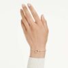 Bracciale rigido Symbolica Pavé, ferro di cavallo, bianco, placcato oro rosa Bracciale rigido Symbolica Pavé, ferro di cavallo, bianco, placcato oro rosa