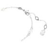 Bracciale Serpente con perla di cristallo, tagli misti, Anno del Serpente, bianco, placcato in rodio Bracciale Serpente con perla di cristallo, tagli misti, Anno del Serpente, bianco, placcato in rodio