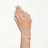 Bracciale Symbolica con perla di cristallo, pavé, ferro di cavallo, bianco, placcato oro rosa Bracciale Symbolica con perla di cristallo, pavé, ferro di cavallo, bianco, placcato oro rosa