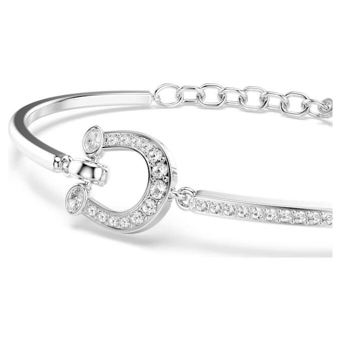 Bracciale Symbolica Pavé, ferro di cavallo, bianco, placcato in rodio Bracciale Symbolica Pavé, ferro di cavallo, bianco, placcato in rodio