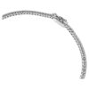 Bracciale Tennis Eternity con diamanti sintetici 1,5 Ct Tw, forma rotonda, oro bianco 14K Bracciale Tennis Eternity con diamanti sintetici 1,5 Ct Tw, forma rotonda, oro bianco 14K