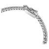 Bracciale Tennis Eternity con diamanti sintetici da 3 carati in totale, forma rotonda, oro bianco 14K Bracciale Tennis Eternity con diamanti sintetici da 3 carati in totale, forma rotonda, oro bianco 14K