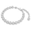 Bracciale tennis Imber con cristalli a taglio rotondo, bianco, placcato in rodio Bracciale tennis Imber con cristalli a taglio rotondo, bianco, placcato in rodio