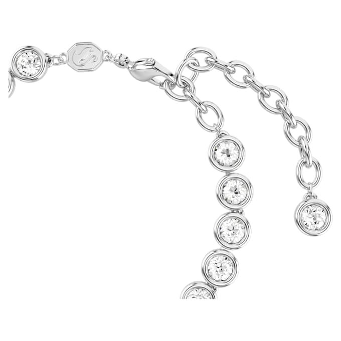 Bracciale tennis Imber con cristalli a taglio rotondo, bianco, placcato in rodio Bracciale tennis Imber con cristalli a taglio rotondo, bianco, placcato in rodio