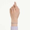 Bracciale tennis Imber Emily con cristalli a taglio rotondo, blu, placcato in rodio Bracciale tennis Imber Emily con cristalli a taglio rotondo, blu, placcato in rodio