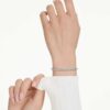 Bracciale Tennis Imber Emily con cristalli a taglio rotondo, nero, placcato in rodio Bracciale Tennis Imber Emily con cristalli a taglio rotondo, nero, placcato in rodio