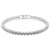 Bracciale Tennis Imber Emily con cristalli a taglio rotondo, nero, placcato in rodio Bracciale Tennis Imber Emily con cristalli a taglio rotondo, nero, placcato in rodio