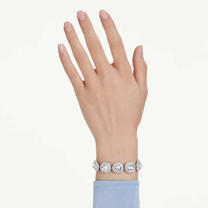 Bracciale Una Angelic bianco, placcato in rodio Bracciale Una Angelic bianco, placcato in rodio