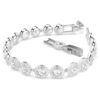 Bracciale Una Angelic con cristalli a taglio rotondo, bianco, placcato in rodio Bracciale Una Angelic con cristalli a taglio rotondo, bianco, placcato in rodio