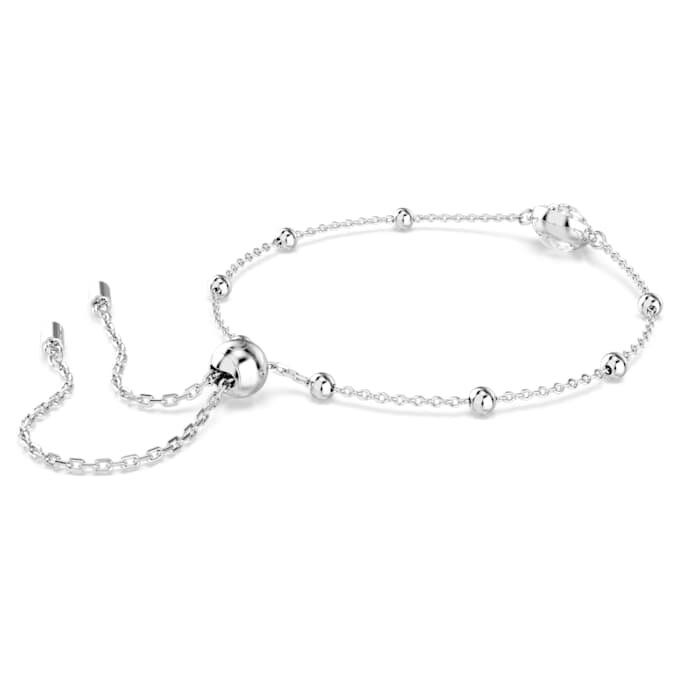 Bracciale Una Angelic con cristalli a taglio rotondo, bianco, placcato in rodio Bracciale Una Angelic con cristalli a taglio rotondo, bianco, placcato in rodio