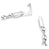 Bracciale Una Angelic con cristalli a taglio rotondo, piccolo, bianco, placcato in rodio Bracciale Una Angelic con cristalli a taglio rotondo, piccolo, bianco, placcato in rodio
