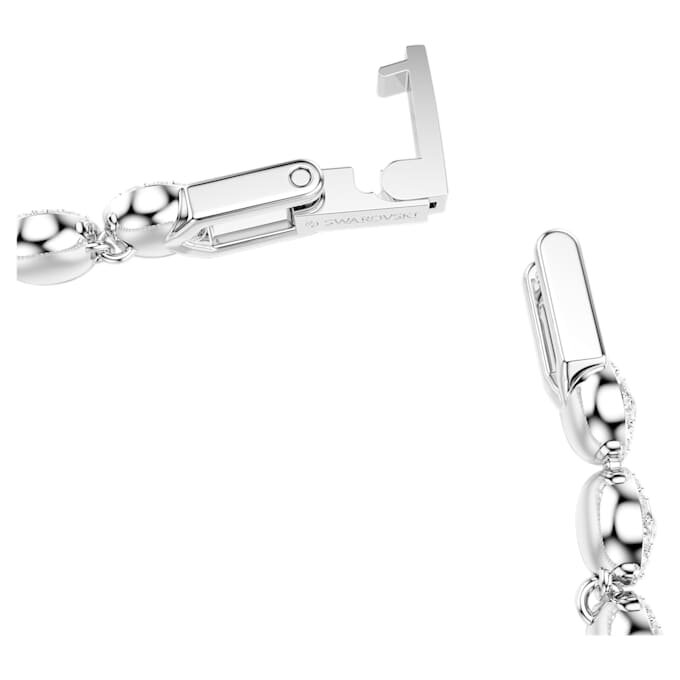 Bracciale Una Angelic con cristalli a taglio rotondo, piccolo, bianco, placcato in rodio Bracciale Una Angelic con cristalli a taglio rotondo, piccolo, bianco, placcato in rodio