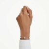 Bracciale Una Angelic con motivi a doppio lato a taglio rotondo, bianco, placcato in rodio Bracciale Una Angelic con motivi a doppio lato a taglio rotondo, bianco, placcato in rodio
