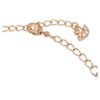Bracciale Una, taglio rotondo, forma ovale, bianco, placcato in oro rosa Bracciale Una, taglio rotondo, forma ovale, bianco, placcato in oro rosa