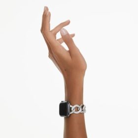 Cinturino a catena per Apple Watch® da 40 mm e 41 mm, color argento, acciaio inossidabile