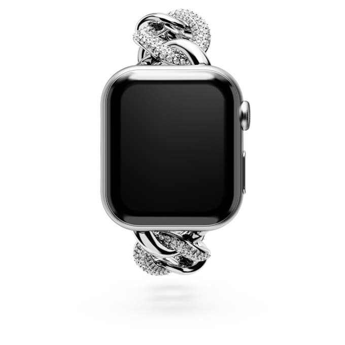 Cinturino a catena per Apple Watch® da 40 mm e 41 mm, color argento, acciaio inossidabile Cinturino a catena per Apple Watch® da 40 mm e 41 mm, color argento, acciaio inossidabile