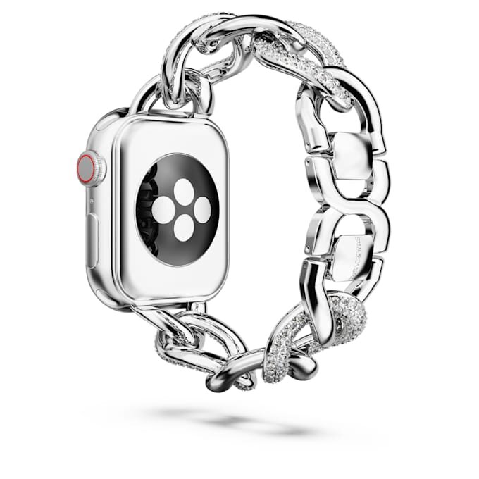 Cinturino a catena per Apple Watch® da 40 mm e 41 mm, color argento, acciaio inossidabile Cinturino a catena per Apple Watch® da 40 mm e 41 mm, color argento, acciaio inossidabile