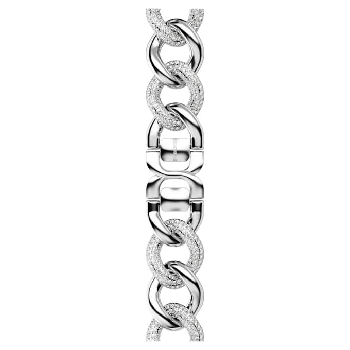 Cinturino a catena per Apple Watch® da 40 mm e 41 mm, color argento, acciaio inossidabile Cinturino a catena per Apple Watch® da 40 mm e 41 mm, color argento, acciaio inossidabile