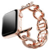 Cinturino a catena per Apple Watch® da 40 mm e 41 mm, color oro rosa, finitura color oro rosa Cinturino a catena per Apple Watch® da 40 mm e 41 mm, color oro rosa, finitura color oro rosa