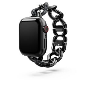 Cinturino a catena per Apple Watch® da 40 mm e 41 mm, nero, finitura nera