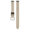Cinturino per orologio larghezza 12 mm (0,47″), in pelle, nero, acciaio inossidabile Cinturino per orologio larghezza 12 mm (0,47″), in pelle, nero, acciaio inossidabile