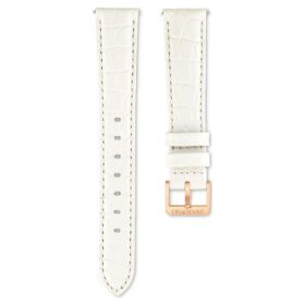 Cinturino per orologio larghezza 16 mm (0,63″), cinturino in pelle, bianco