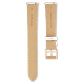 Cinturino per orologio larghezza 16 mm (0,63″), cinturino in pelle, bianco