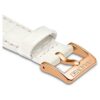 Cinturino per orologio larghezza 16 mm (0,63″), cinturino in pelle, bianco Cinturino per orologio larghezza 16 mm (0,63″), cinturino in pelle, bianco