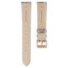 Cinturino per orologio larghezza 16 mm (0,63″), in pelle con cuciture, grigio Cinturino per orologio larghezza 16 mm (0,63″), in pelle con cuciture, grigio