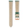 Cinturino per orologio larghezza 16 mm (0,63″), in pelle con cuciture, verde Cinturino per orologio larghezza 16 mm (0,63″), in pelle con cuciture, verde