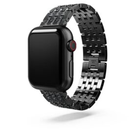 Cinturino Princess per Apple Watch® 40 mm e 41 mm, nero, finitura nera