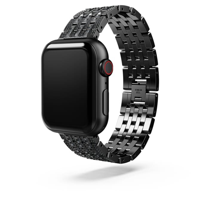 Cinturino Princess per Apple Watch® 40 mm e 41 mm, nero, finitura nera Cinturino Princess per Apple Watch® 40 mm e 41 mm, nero, finitura nera