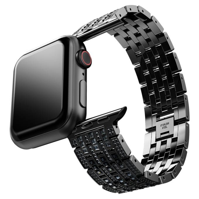 Cinturino Princess per Apple Watch® 40 mm e 41 mm, nero, finitura nera Cinturino Princess per Apple Watch® 40 mm e 41 mm, nero, finitura nera