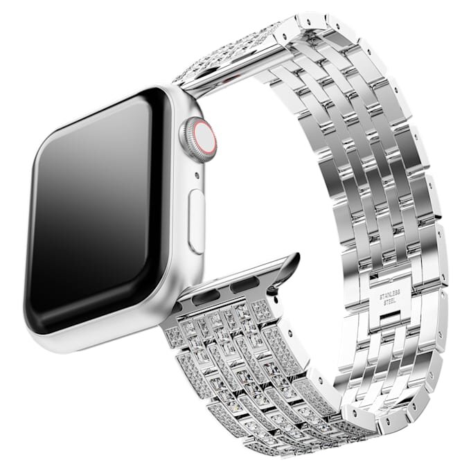 Cinturino Princess per Apple Watch® da 40 mm e 41 mm, color argento, acciaio inossidabile Cinturino Princess per Apple Watch® da 40 mm e 41 mm, color argento, acciaio inossidabile