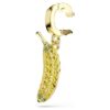 Ciondolo a forma di banana dei Minions con pavé, giallo, placcato in oro