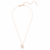 Ciondolo a forma di cigno con tagli misti, cigno, rosa Ciondolo a forma di cigno con tagli misti, cigno, rosa