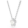 Ciondolo Ariana Grande X Swarovski con perla di cristallo, taglio rotondo, fiore, bianco, placcato in rodio Ciondolo Ariana Grande X Swarovski con perla di cristallo, taglio rotondo, fiore, bianco, placcato in rodio