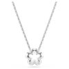 Ciondolo Ariana Grande X Swarovski con perla di cristallo, taglio rotondo, fiore, bianco, placcato in rodio Ciondolo Ariana Grande X Swarovski con perla di cristallo, taglio rotondo, fiore, bianco, placcato in rodio