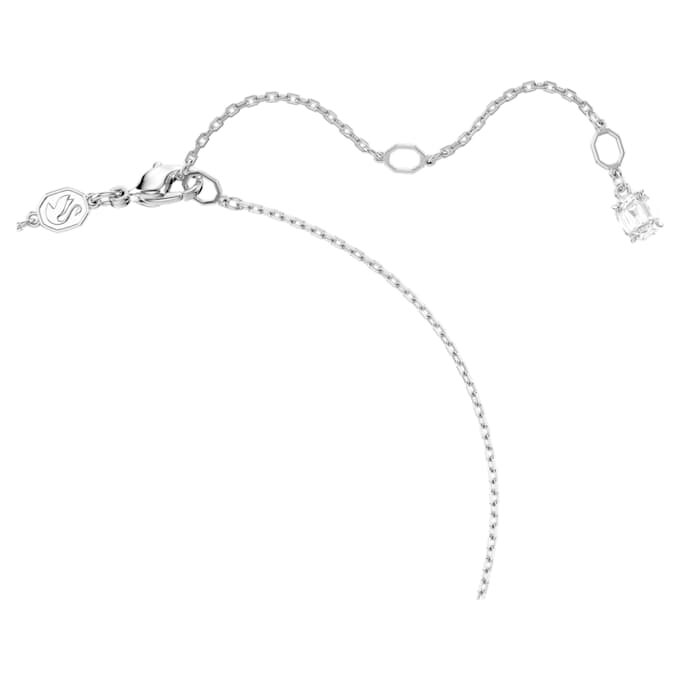 Ciondolo Ariana Grande X Swarovski con tagli misti, a forma di cuore, bianco, placcato in rodio Ciondolo Ariana Grande X Swarovski con tagli misti, a forma di cuore, bianco, placcato in rodio