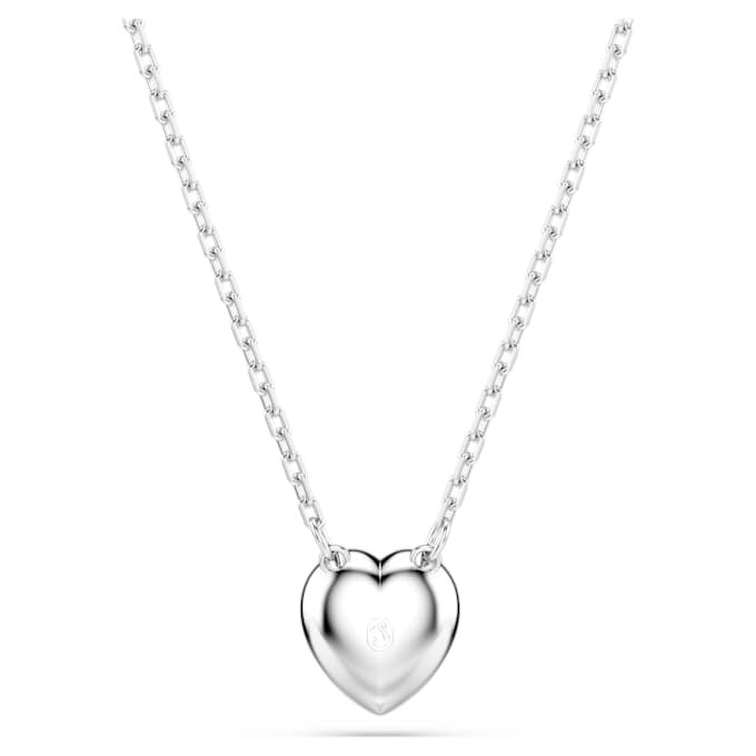 Ciondolo Ariana Grande X Swarovski con tagli misti, a forma di cuore, bianco, placcato in rodio Ciondolo Ariana Grande X Swarovski con tagli misti, a forma di cuore, bianco, placcato in rodio