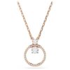 Ciondolo Constella con pavé, taglio rotondo, bianco, placcato in oro rosa Ciondolo Constella con pavé, taglio rotondo, bianco, placcato in oro rosa