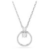 Ciondolo Constella con pavé, taglio rotondo, bianco, placcato in rodio Ciondolo Constella con pavé, taglio rotondo, bianco, placcato in rodio