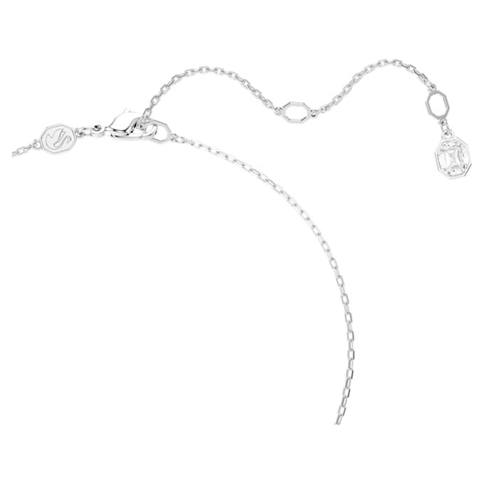 Ciondolo Constella con pavé, taglio rotondo, bianco, placcato in rodio Ciondolo Constella con pavé, taglio rotondo, bianco, placcato in rodio